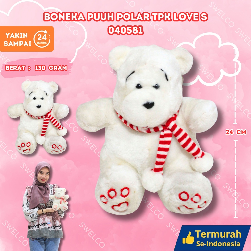 BONEKA PUUH POLAR TPK LOVE S