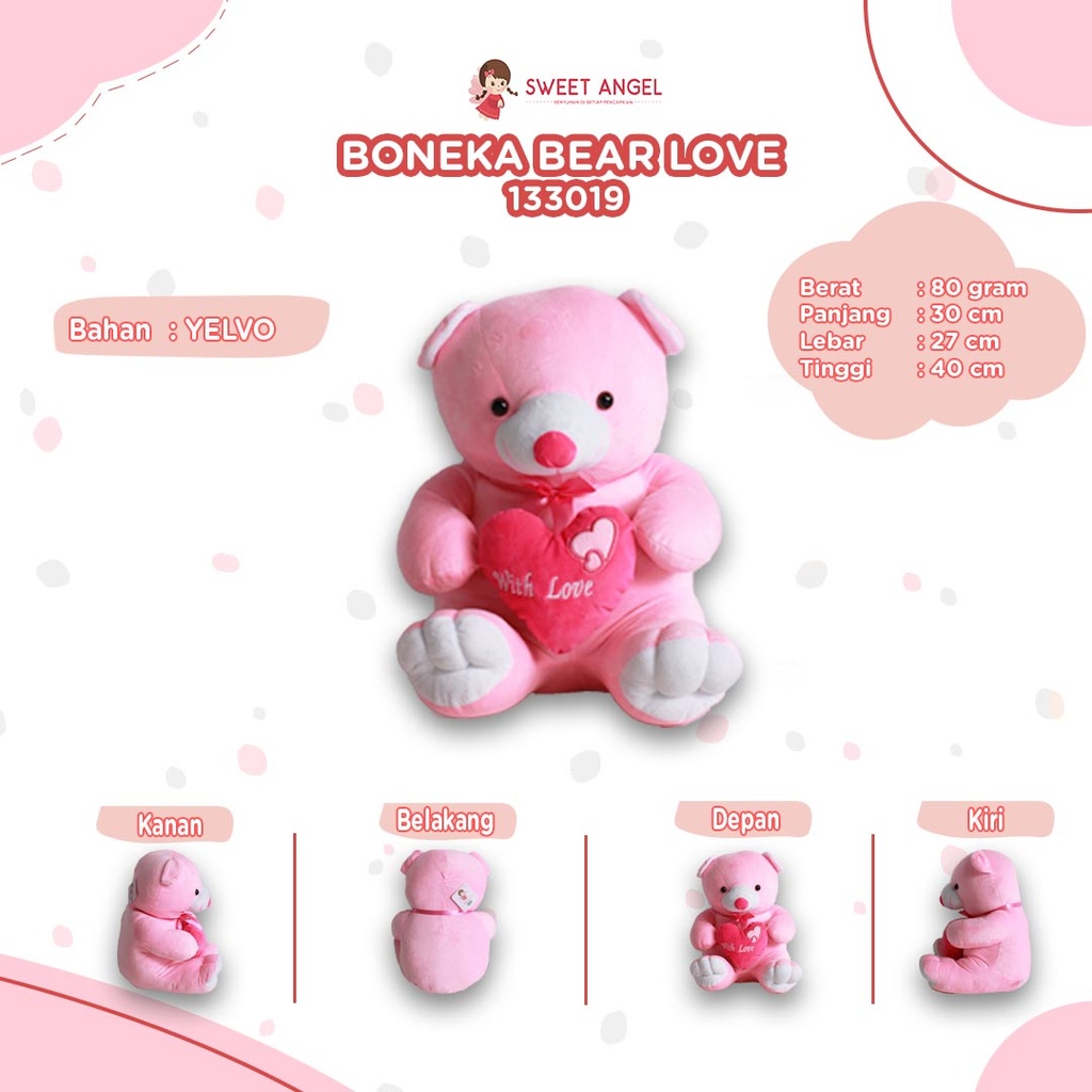 BONEKA BEAR LOVE 20" YELPO