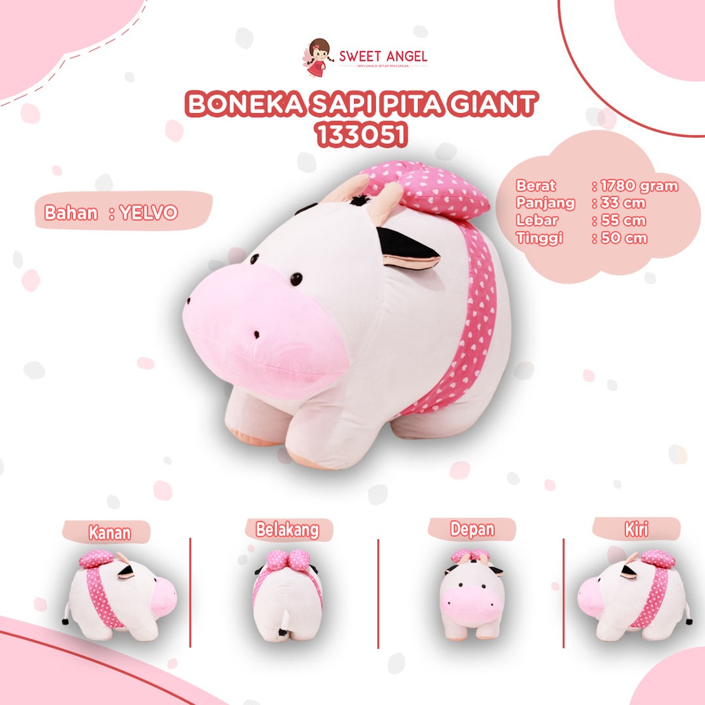 BONEKA SAPI PITA GIANT