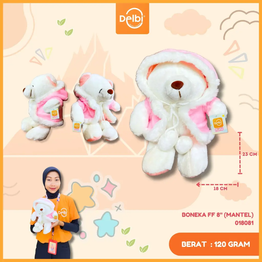 BONEKA FF 8" (MANTEL)