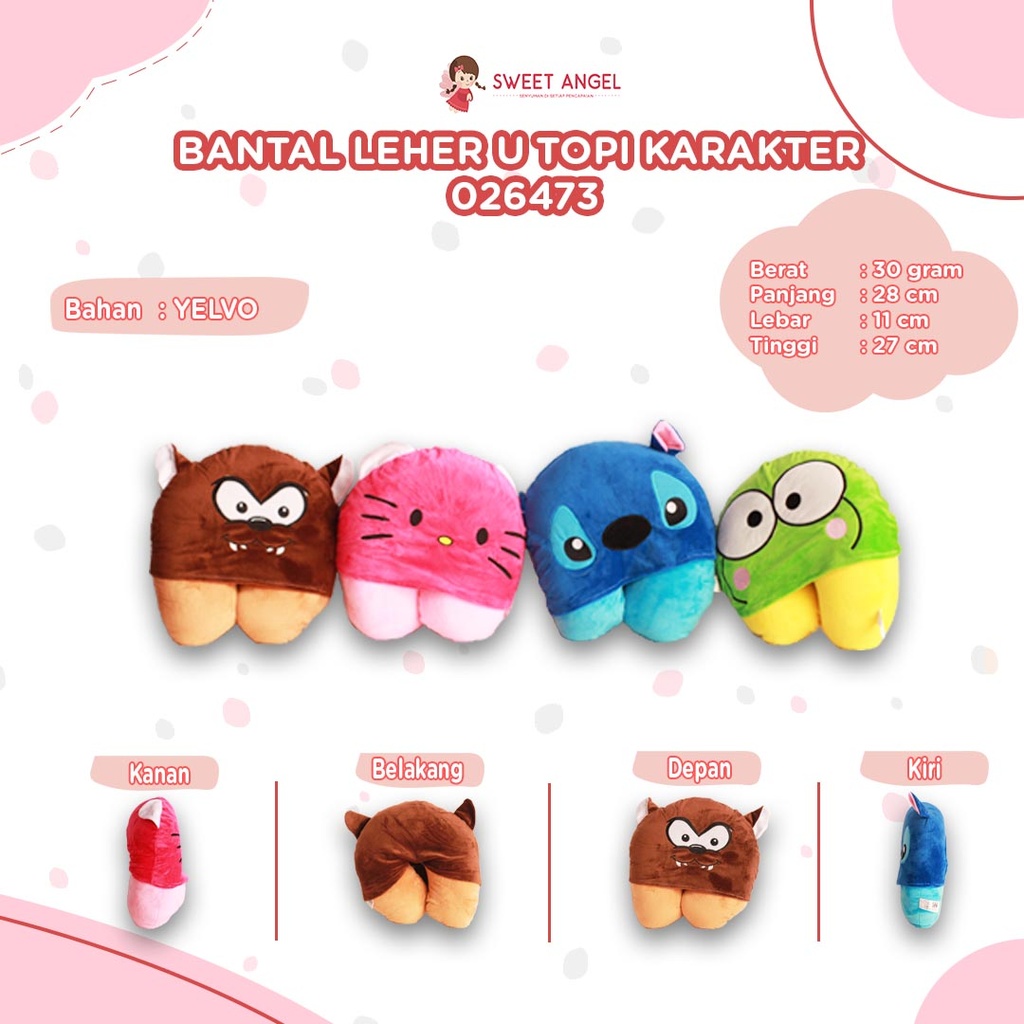 [026473] BANTAL LEHER U TOPI KARAKTER