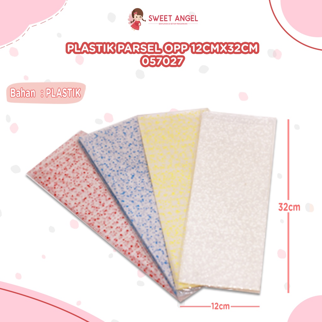 [057027] PLASTIK PARSEL OPP 12CMX32CM (60LBR
