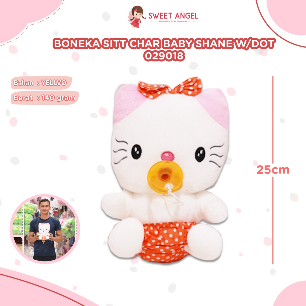 BONEKA SITT CHAR HELLO KITTY BABY SHANE W/DOT 9"