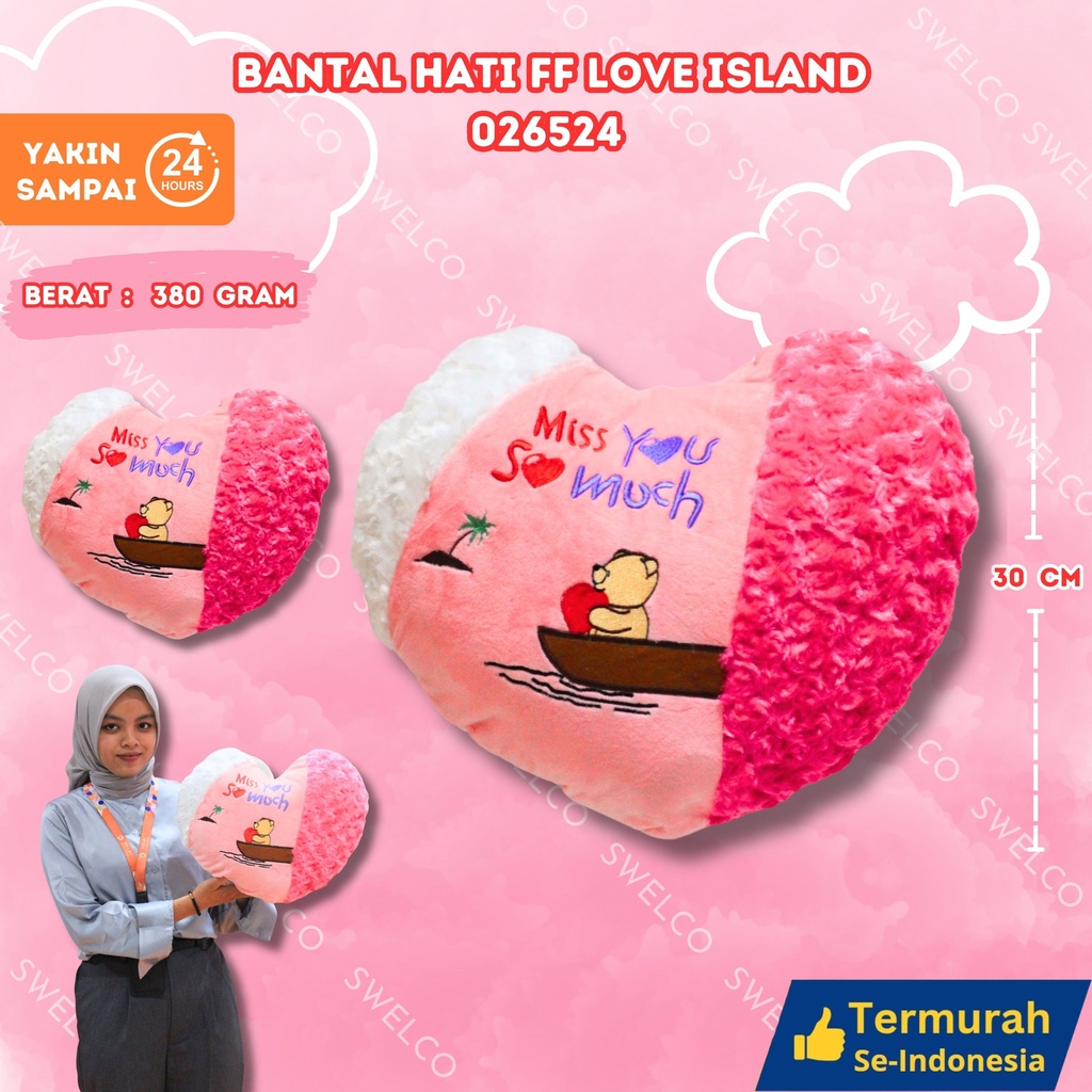 [026524] BANTAL HATI FF LOVE ISLAND