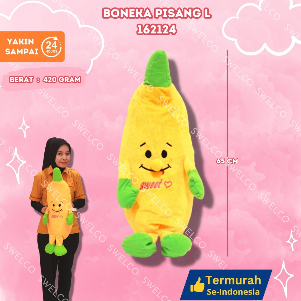 [162124] BONEKA PISANG (L) PANJANG BUAH L" L