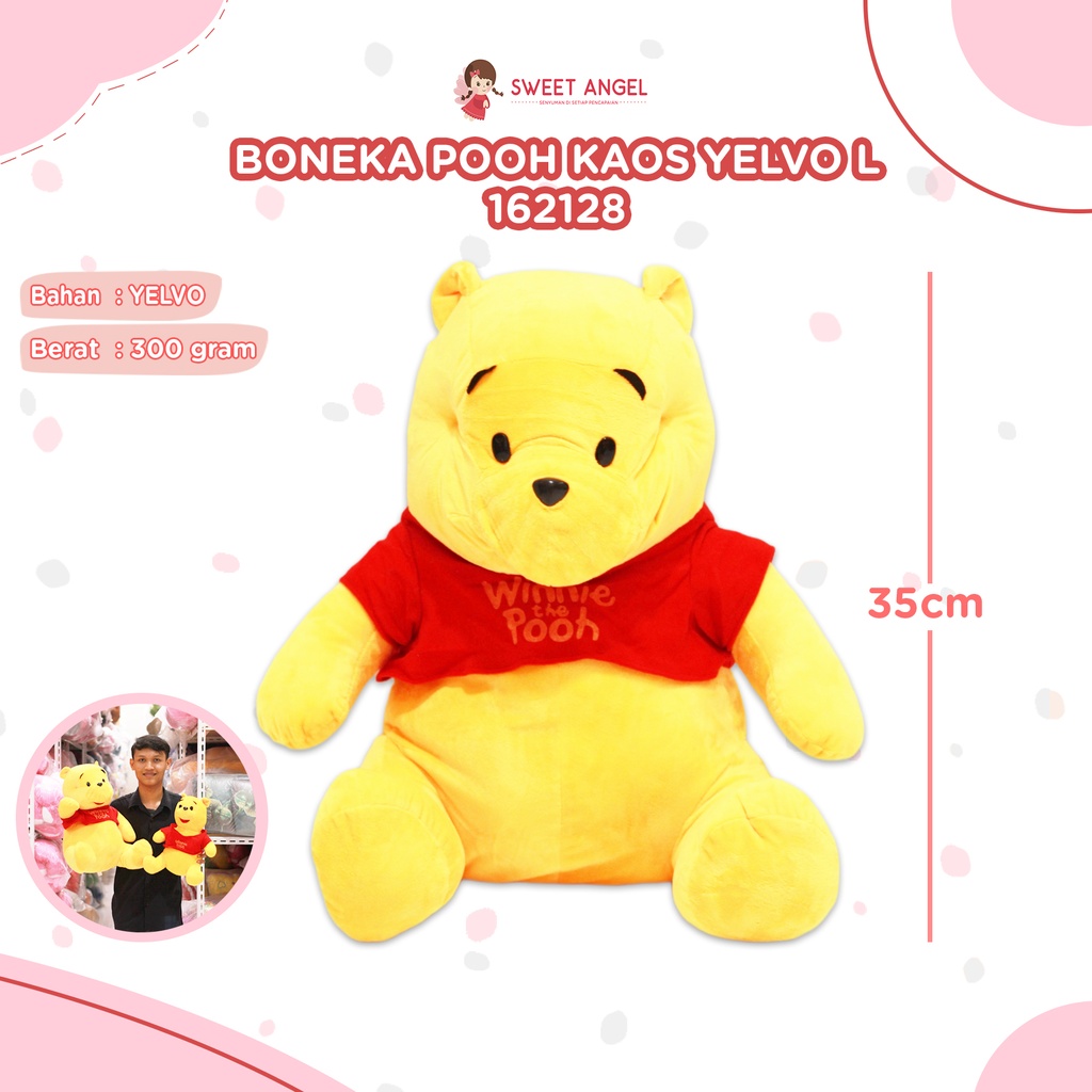 [162128] BONEKA PUUH KAOS (L) YELPO