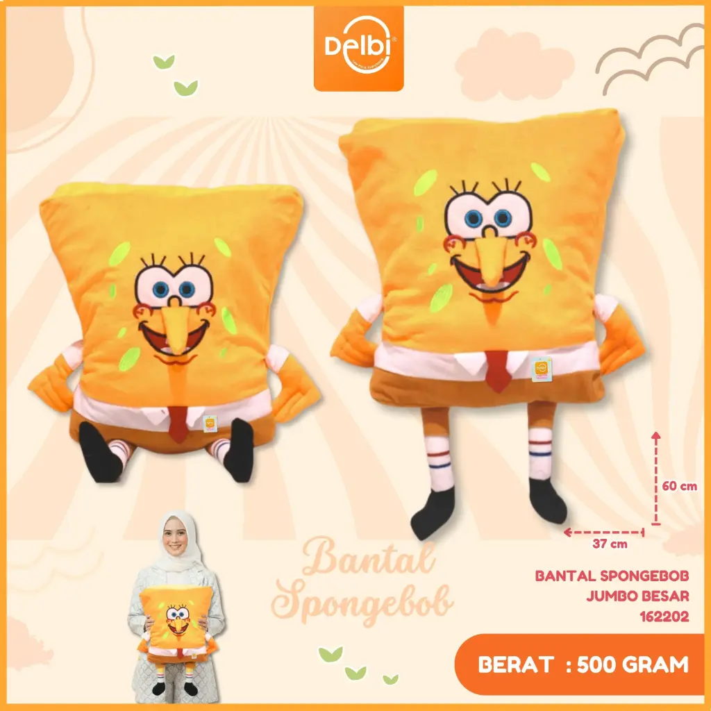 BANTAL SPONGEBOB JUMBO BESAR