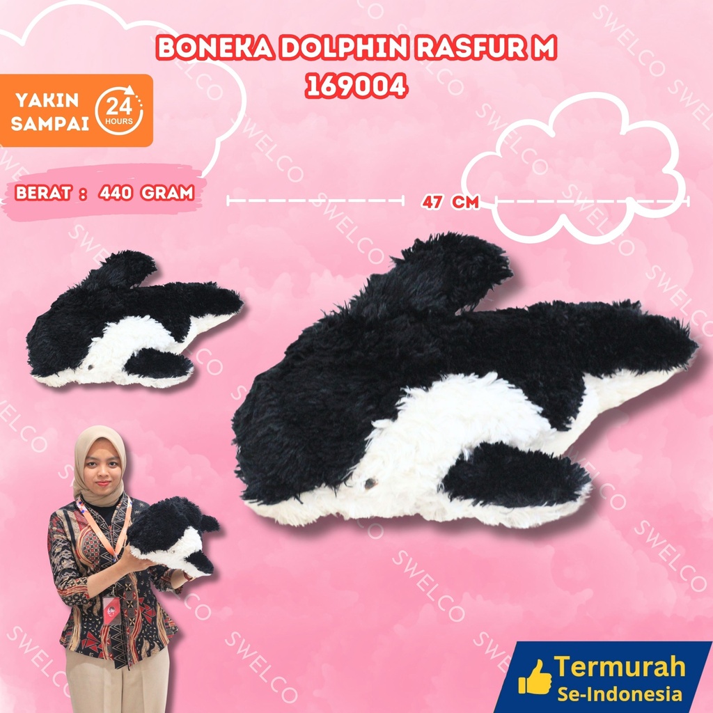 BONEKA DOLPHIN RASFUR M