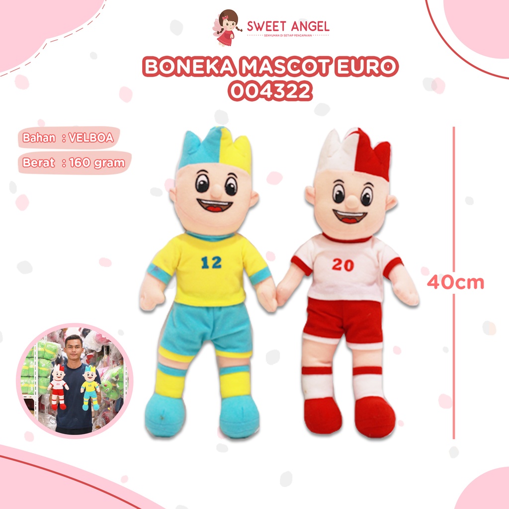 [004322] BONEKA MASCOT EURO