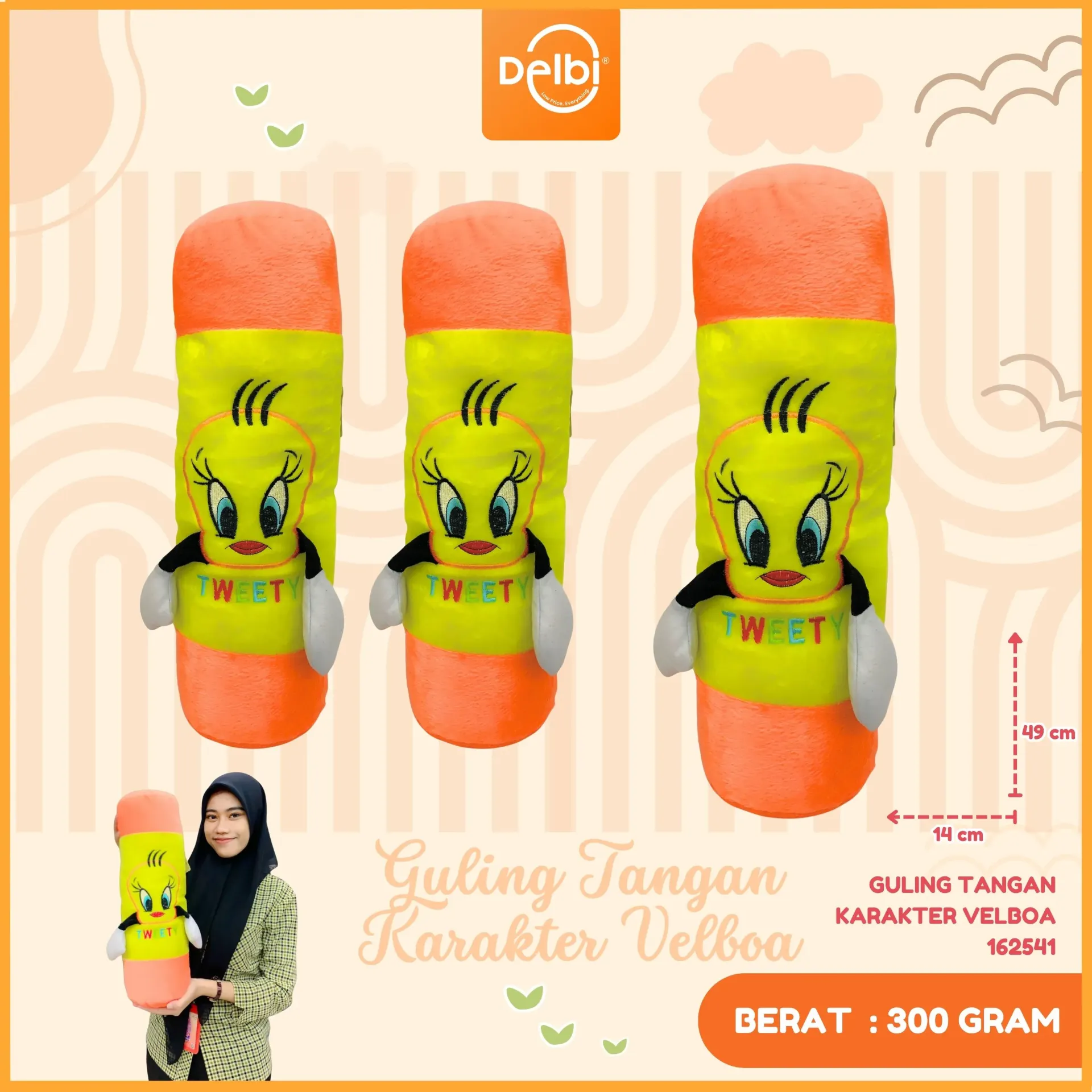 GULING TANGAN KARAKTER VELBOA