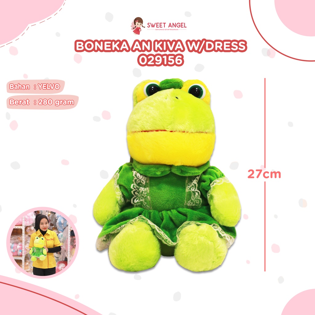[029156] BONEKA AN KIVA W/DRESS 11"