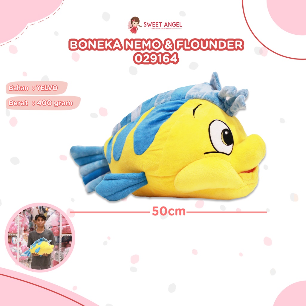 [029164] BONEKA NEMO n FLOUNDER 22"