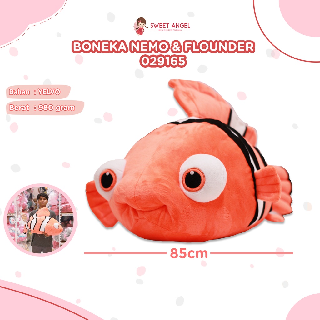 BONEKA NEMO n FLOUNDER 29"