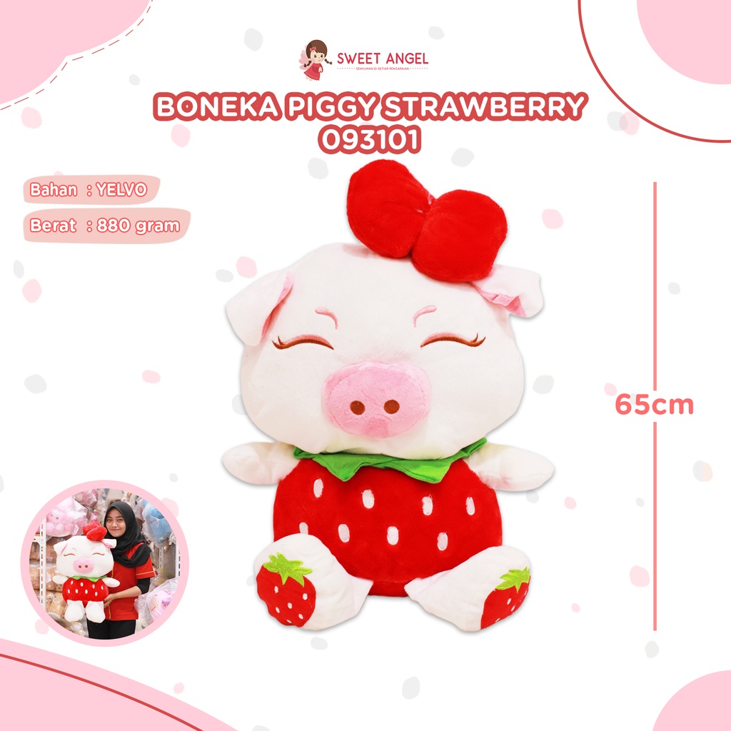 BNK PIGGY STRAWBERRY (1-60/50PCS