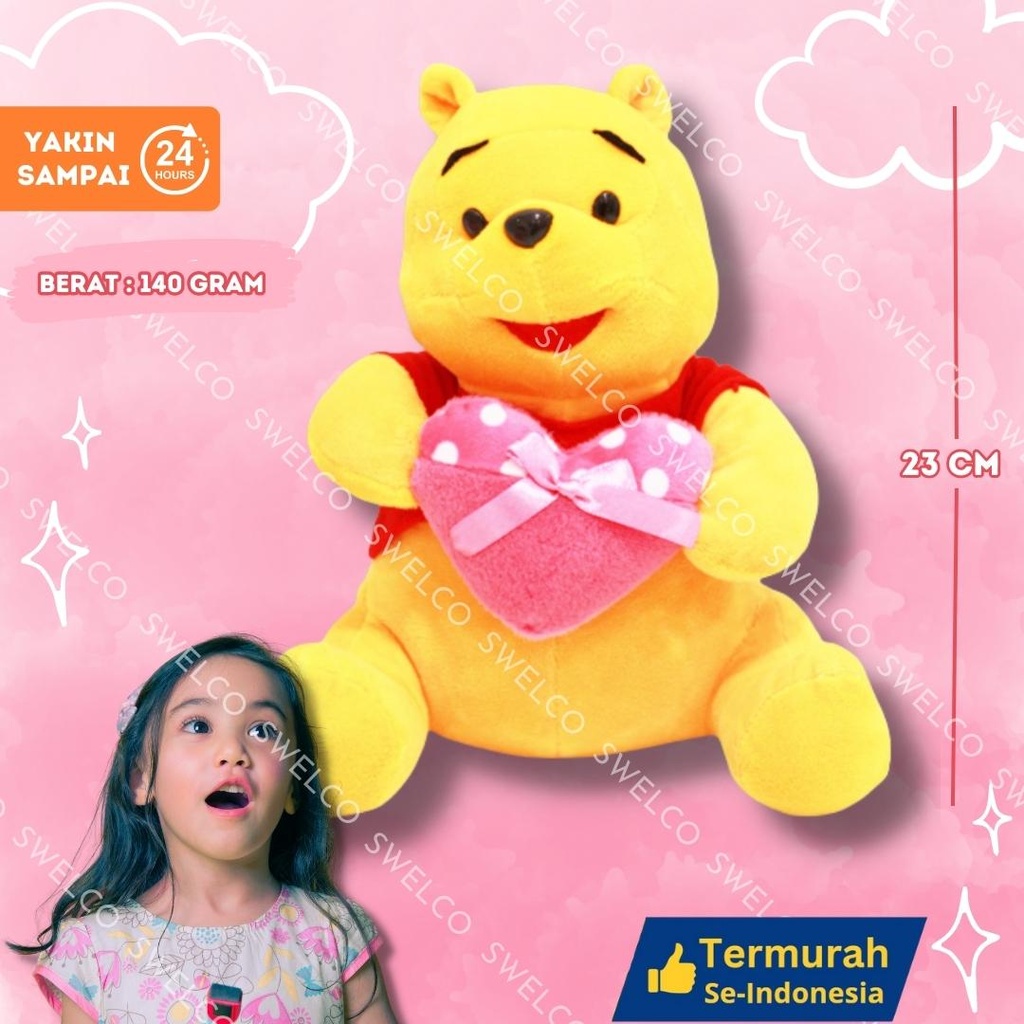 [162677] BONEKA PUUH W/LOVE (S),