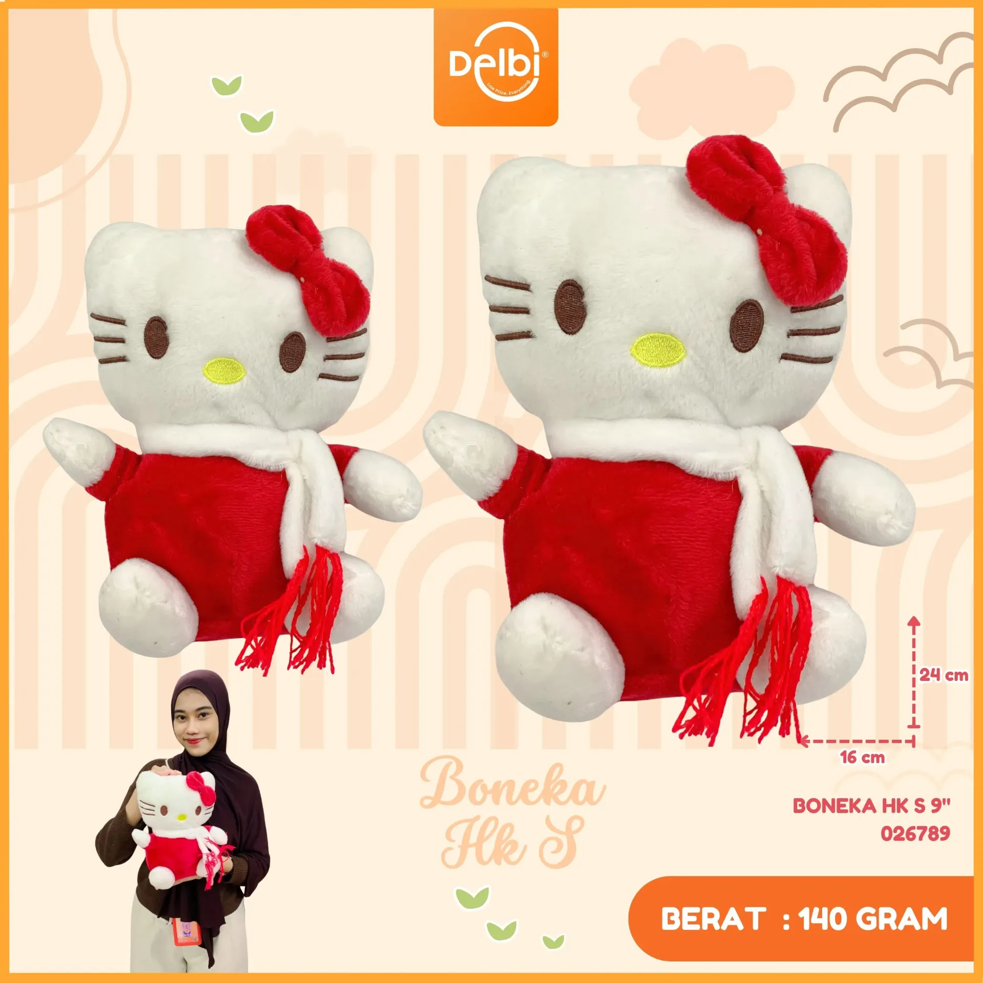 [026789] BONEKA HK S 9"