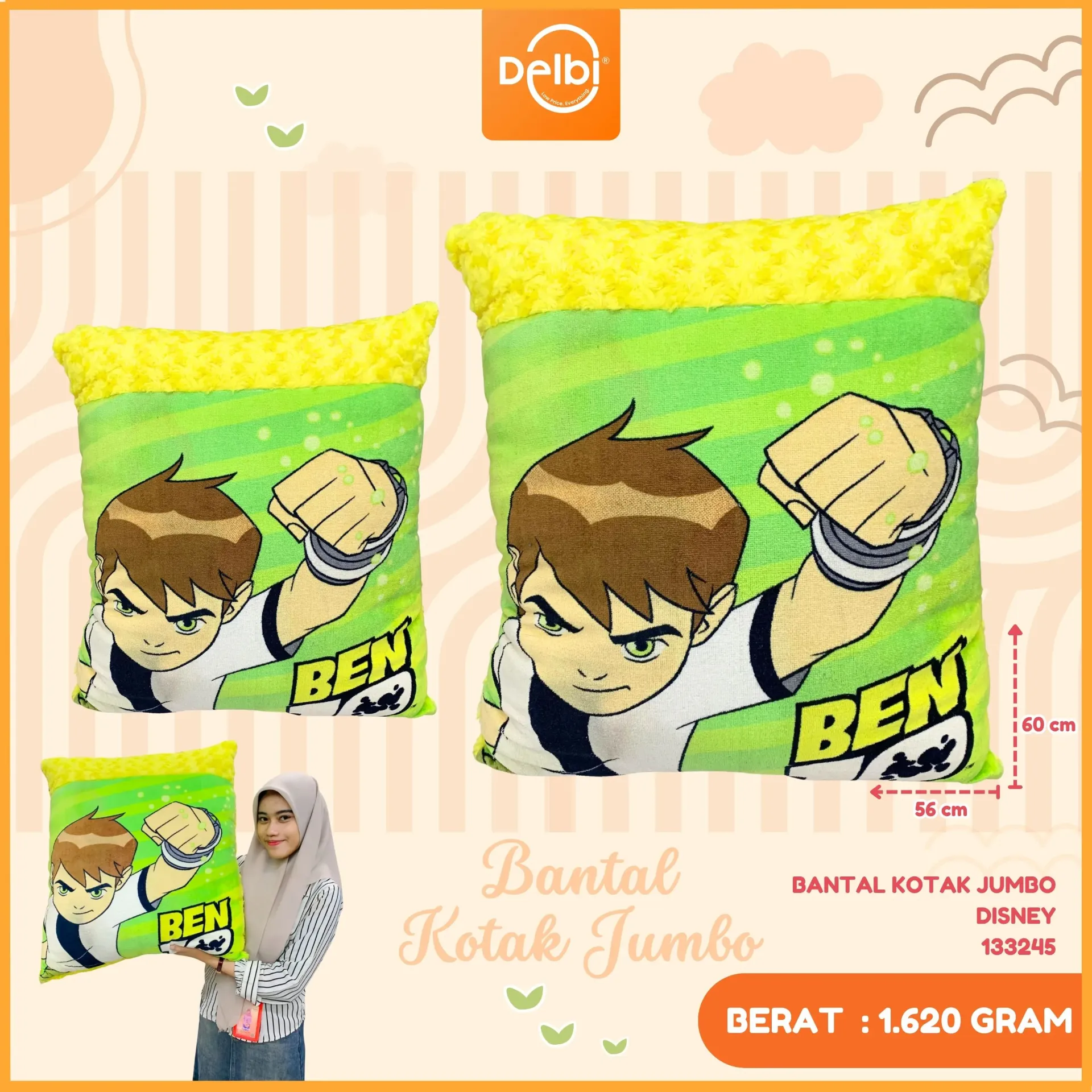 BANTAL KOTAK JUMBO DISNEY