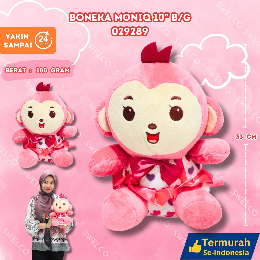 BONEKA MONIQ 10" B/G