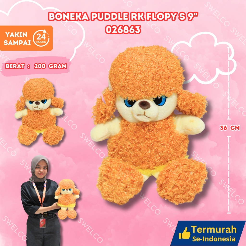 [026863] BONEKA PUDDLE RK FLOPY S 9"