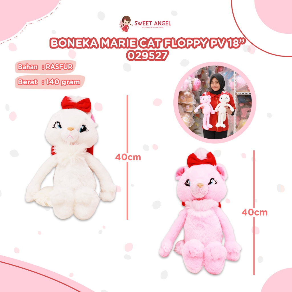BONEKA MARIE CAT FLOPPY PV 18"