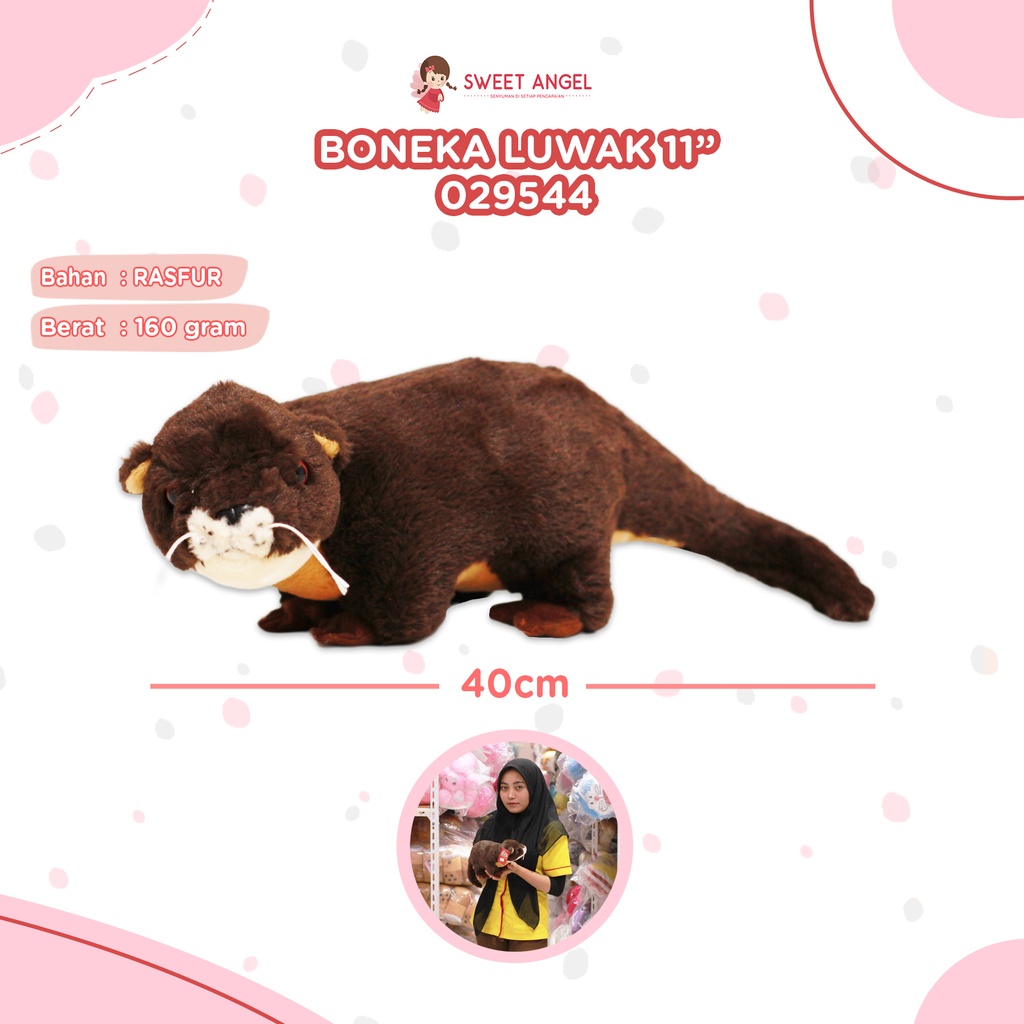 BONEKA LUWAK 11"