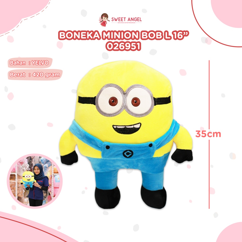 BONEKA MINION BOB L 16"