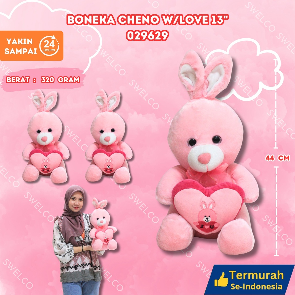 BONEKA CHENO W/LOVE 13"