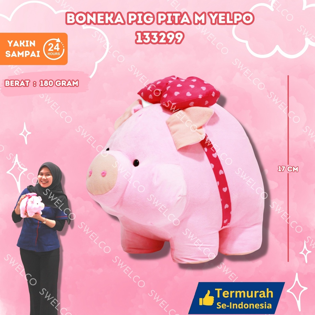 BONEKA PIG PITA M YELPO M" BABI