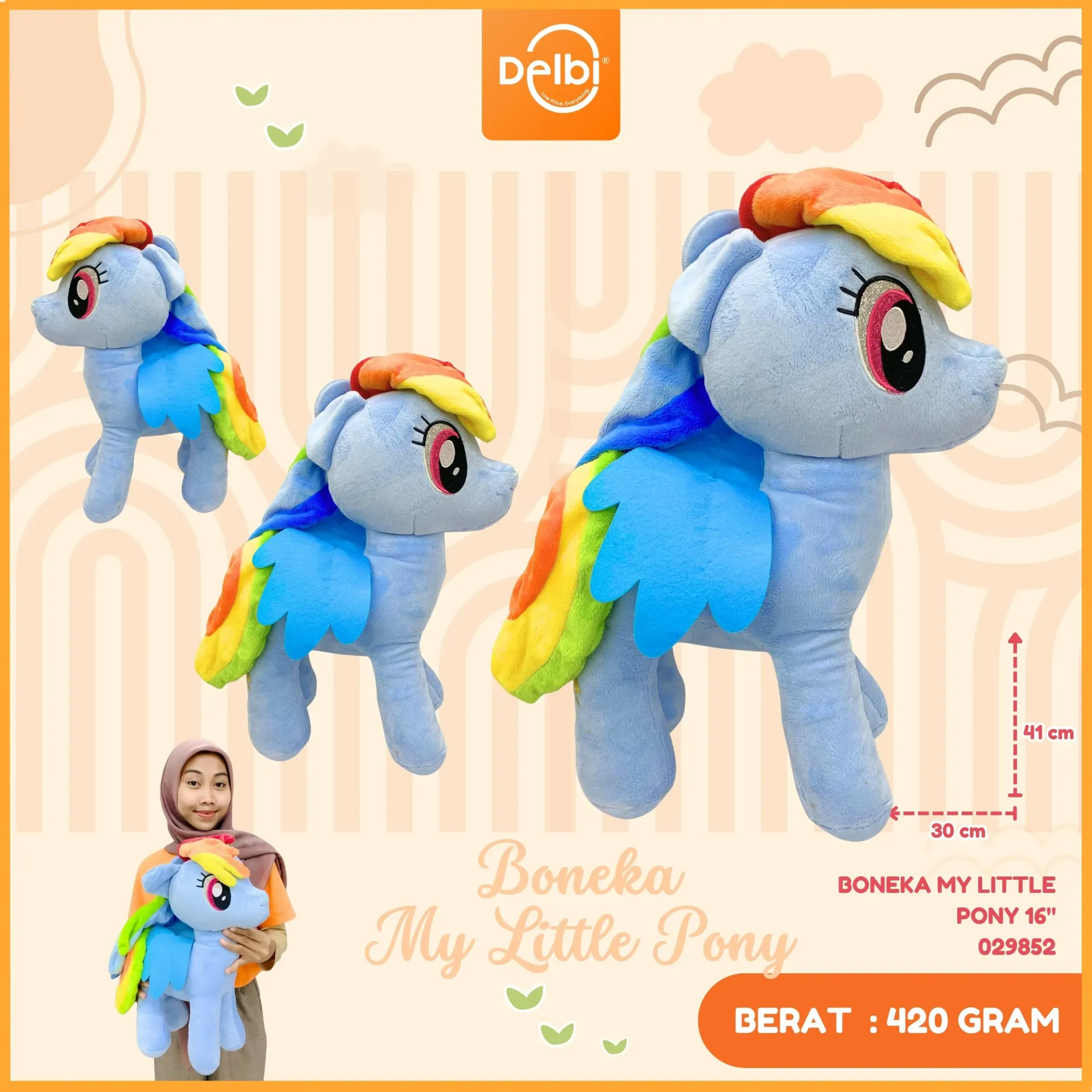 BONEKA MY LITTLE PONY 16"