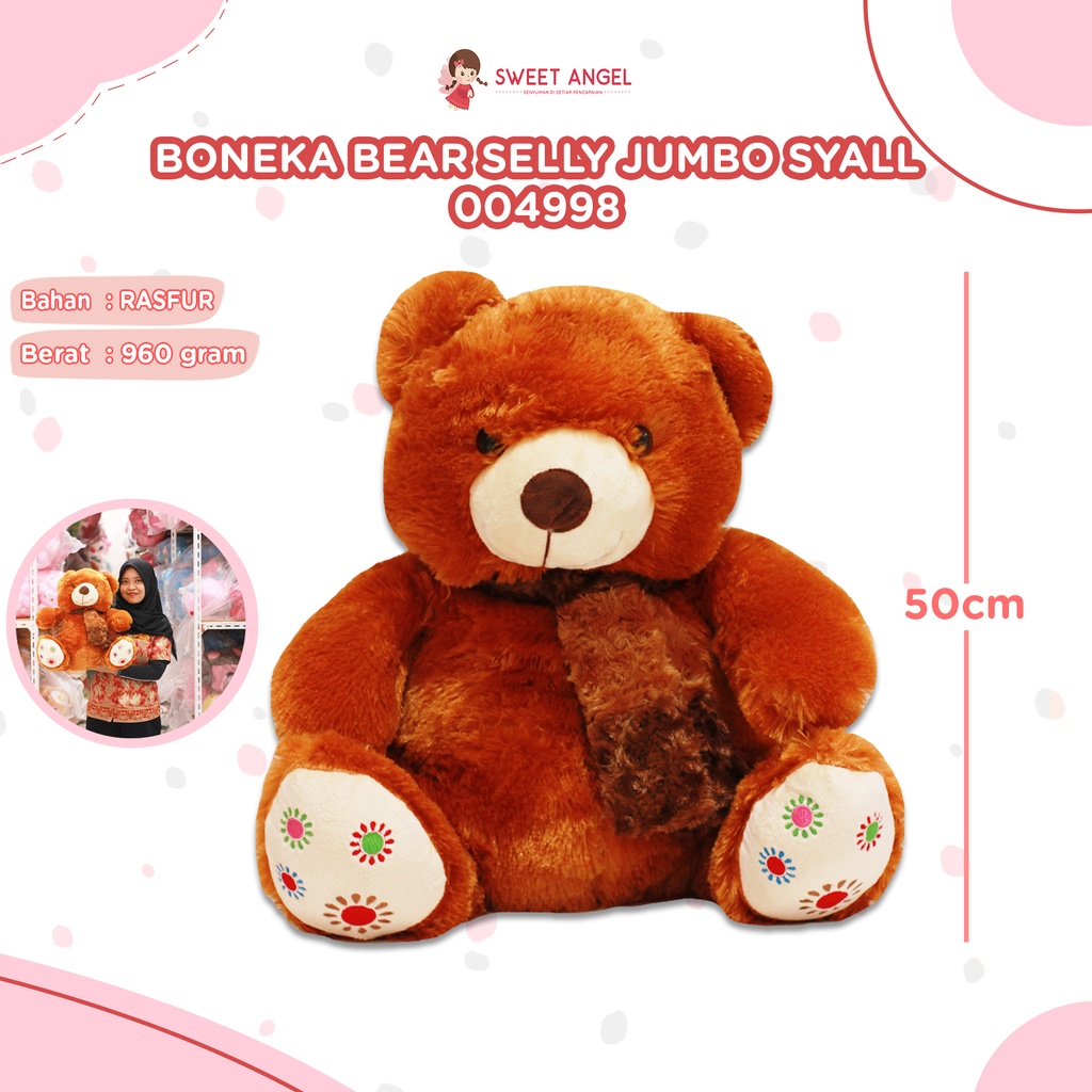 BONEKA BEAR/PANDA SELLY JUMBO SYALL