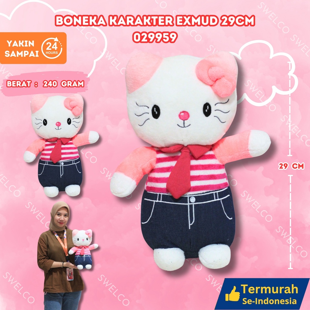 BONEKA KARAKTER EXMUD 29CM