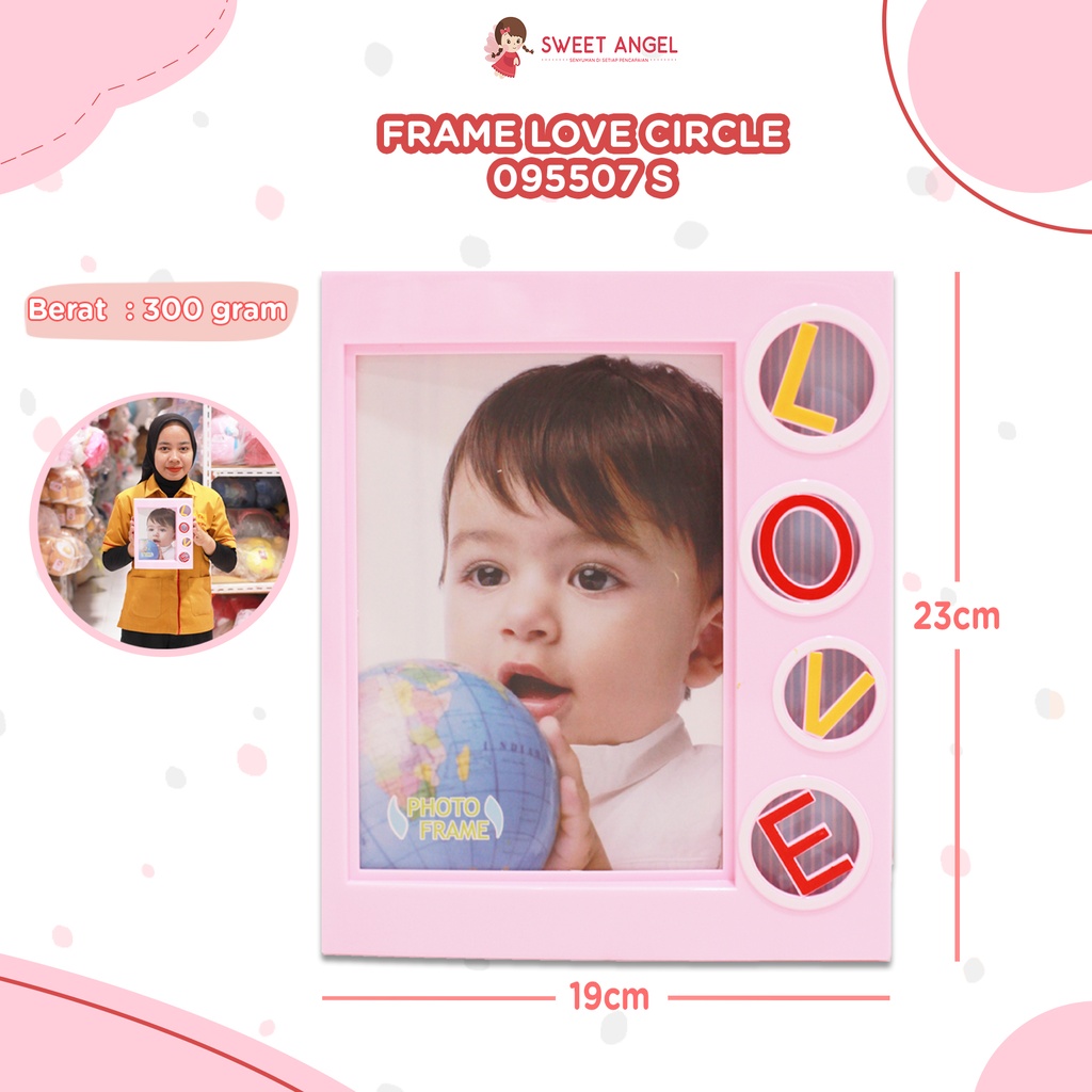 [095507S] FRAME LOVE CIRCLE 23CM