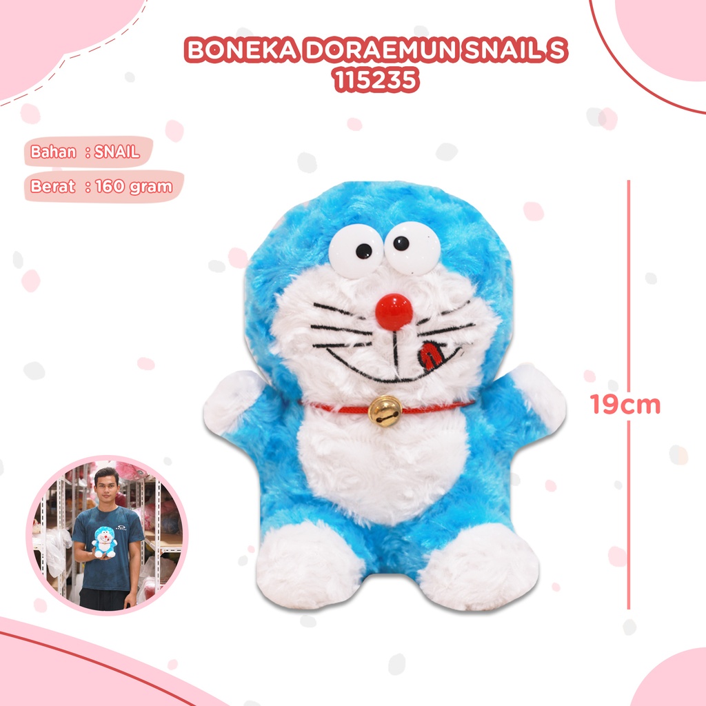 BONEKA DORAEMUN SNAIL (S) KECIL DORAEMON