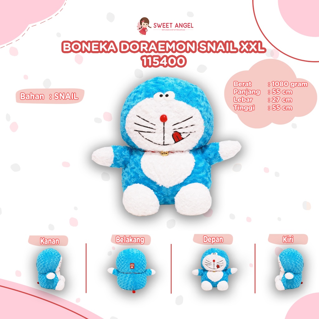 BONEKA DORAEMUN SNAIL XXL BESAR