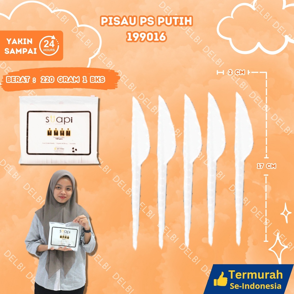 PISAU PS PUTIH 20/100