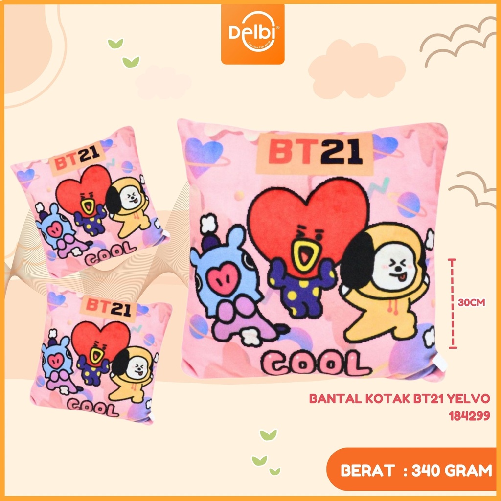 [184299] BANTAL KOTAK BT21 YELVO