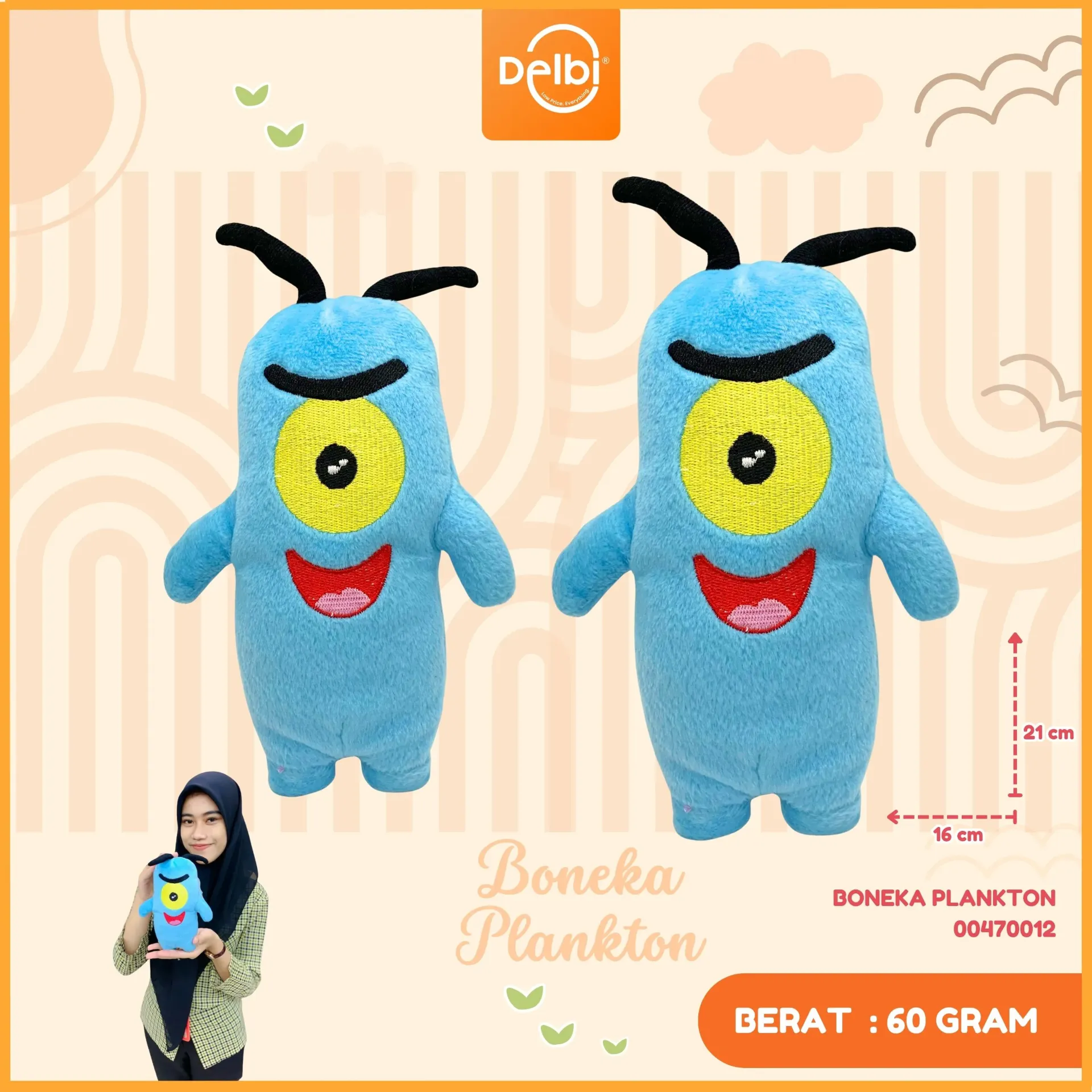 [00470012] BONEKA PLANKTON