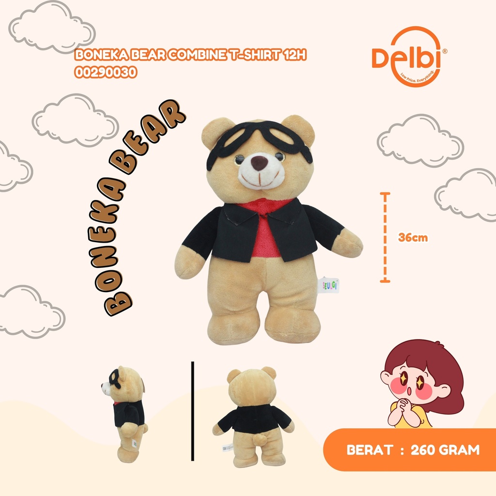 [00290030] BONEKA BEAR COMBINE T-SHIRT 12H