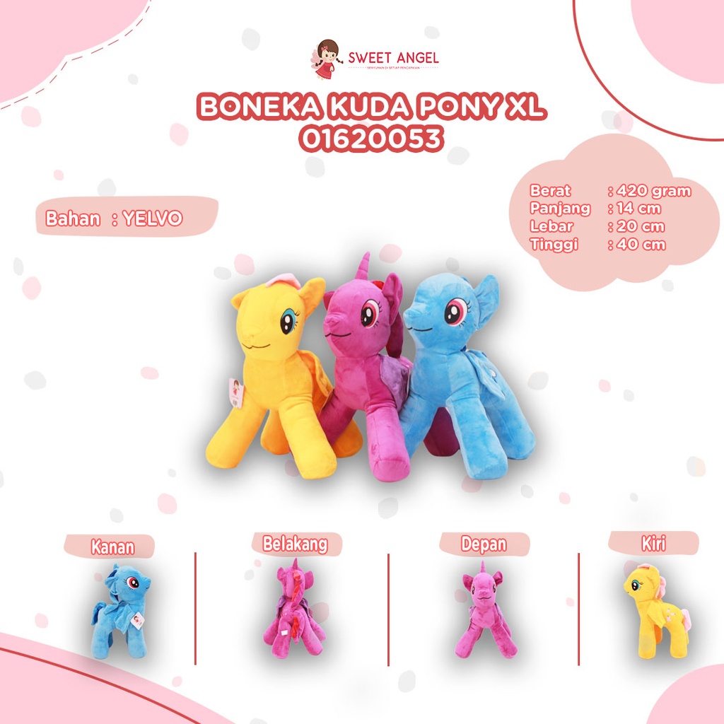 BONEKA KUDA PONY (XL)