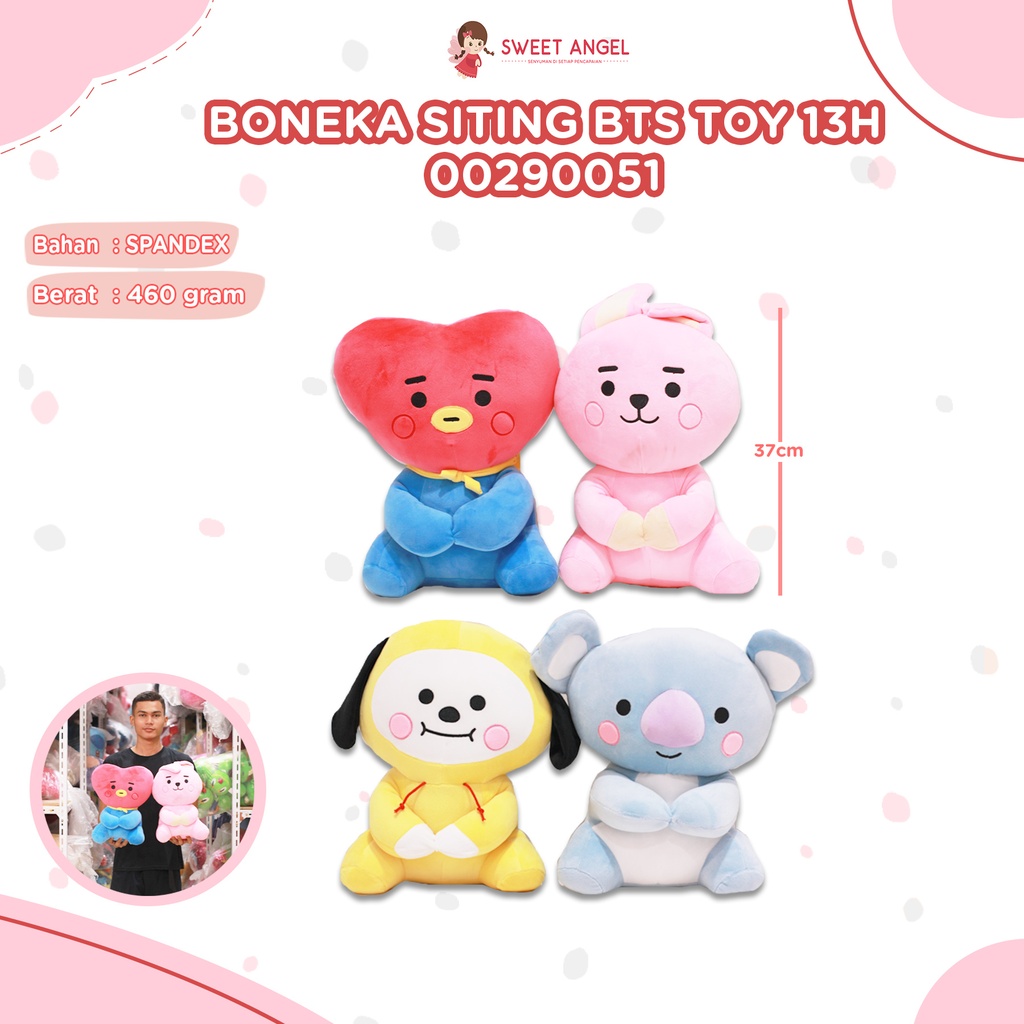 [00290051] BONEKA SITTING BTS TOY 13H"