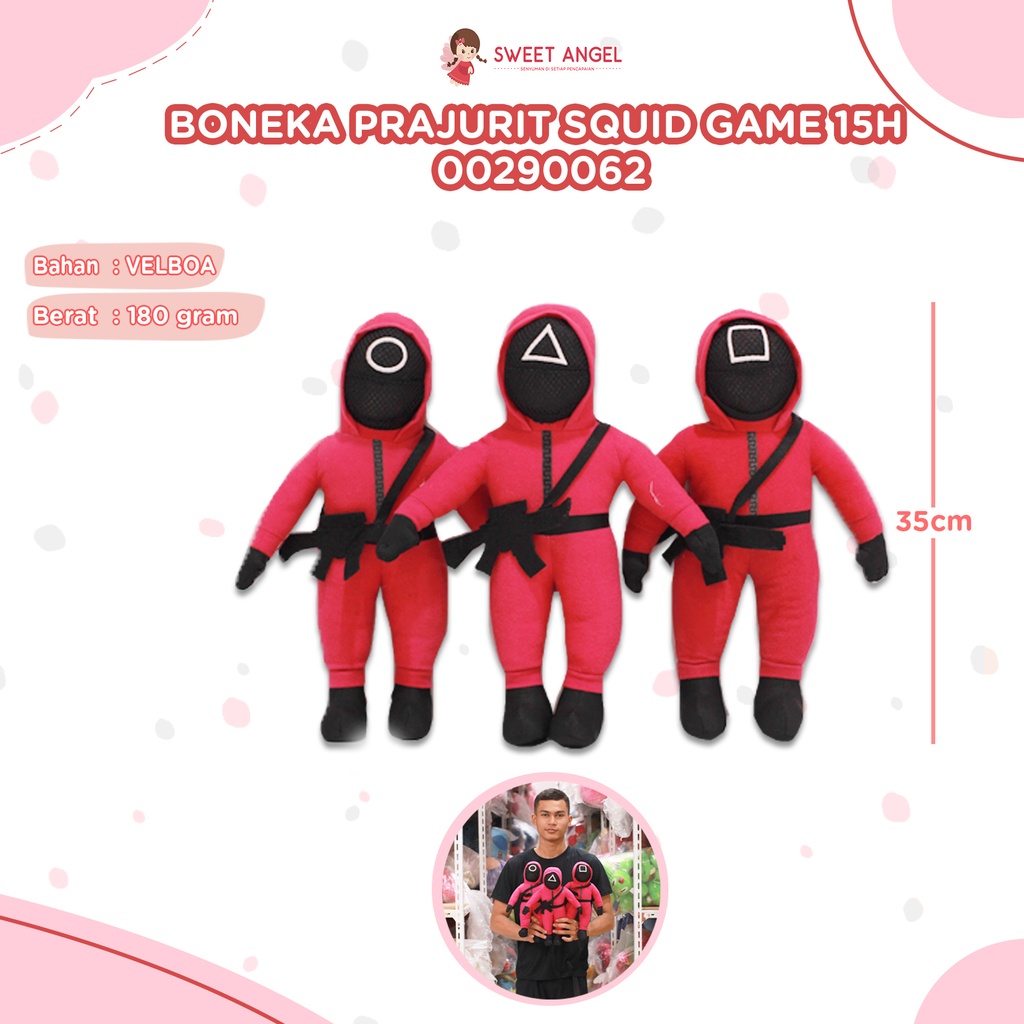 [00290062] BONEKA PRAJURIT SQUID GAME 15H'