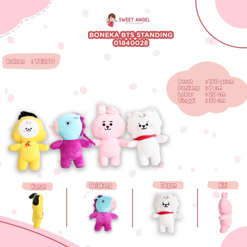[01840028] BONEKA BTS STANDING