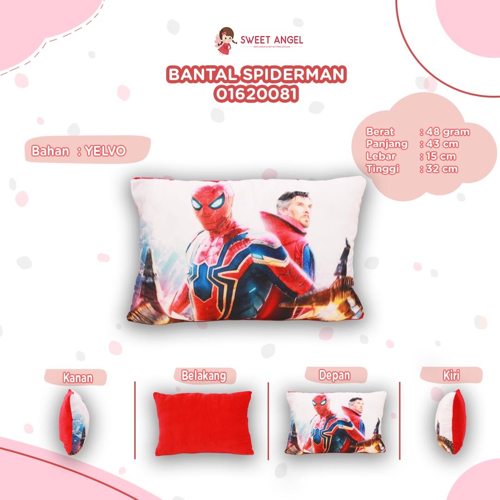 BANTAL SPIDERMAN 40X60CM