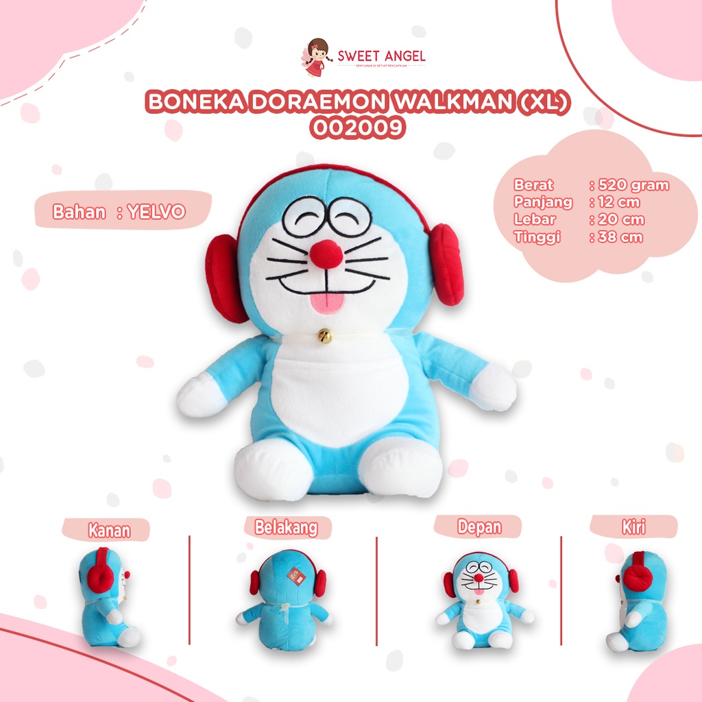 BONEKA DORAEMUN WALKMAN (XL)