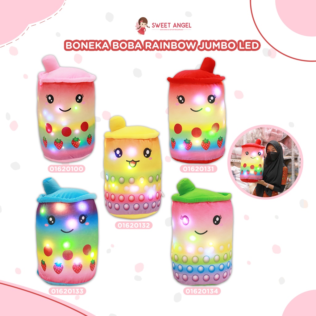 BONEKA BOBA RAINBOW JUMBO (4PCS