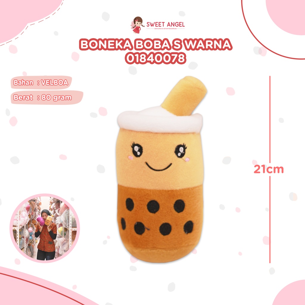 [01840078] BONEKA BOBA S WARNA (Coklat)