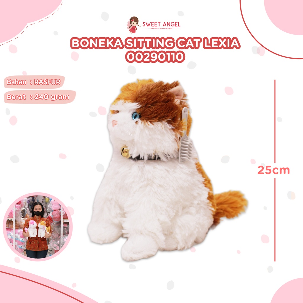 BONEKA SITTING CAT LEXIA