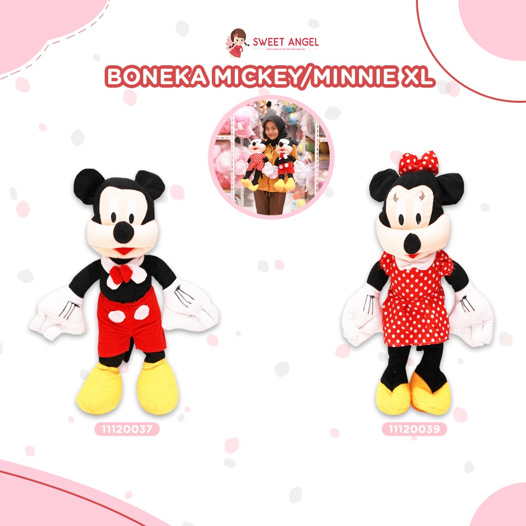 BONEKA MICKEY/MINNIE XL