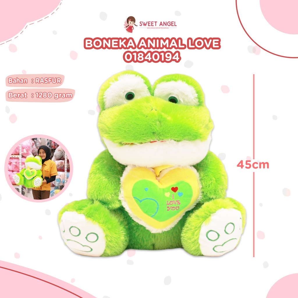 BONEKA ANIMAL LOVE 20"