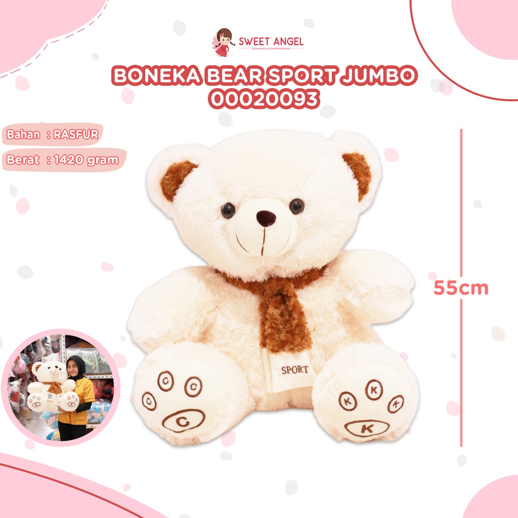 BONEKA BEAR SPORT JUMBO